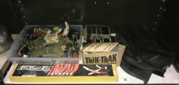 A quantity of Action Man accessories,