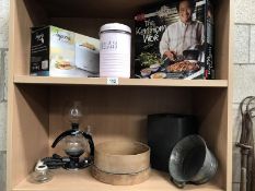 A Ken Hom Wok (new in box) and other kitchen ware