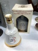 2 sealed Wade commemorative whiskey bells - 1 boxed