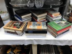 22 assorted signed books, mostly autobiographies,