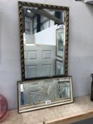 A vintage mirror and 1 other