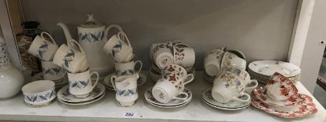 A quantity of miscellaneous part tea sets and plates including Royal standard etc.