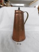 A W. A. S. Benson copper water jug.