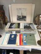 A mixed lot including Lincolnshire engravings,