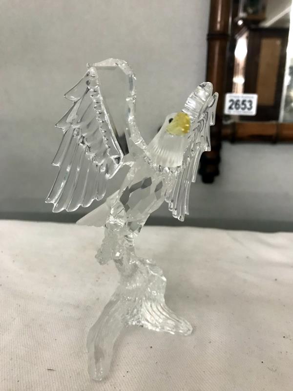 6 Swarovski crystal animal figures - lion upon rock (boxed), eagle (boxed), - Image 7 of 13