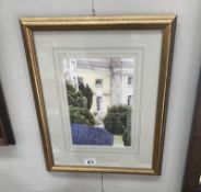 A framed and glazed limited edition print of Worth House, Suffolk by M.Neale (No.