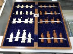 A Chinese chess set