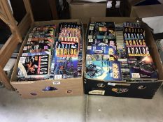 2 boxes of Analog sci-fi magazines