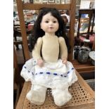 A porcelain doll