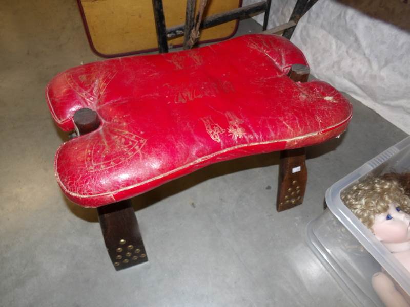 An old camel stools.