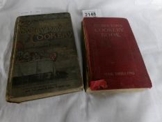 2 Mrs Beeton cookery books published by Ward, Lock & Co., (1893 and 1901).