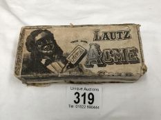 An original bar of Lautz Acme soap