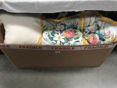 A large quantity of cushions