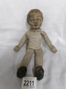 An early 19th century French doll marked 'PER4. 403'.