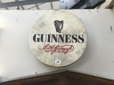 A Guinness Bodhran drum by Walton's