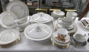 Approximately 40 pieces of Royal Doulton White Nile pattern dinner ware,