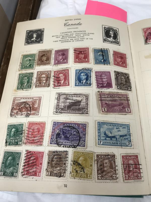 A Nelson stamp album of international stamps - Image 3 of 6