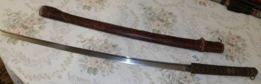 A 19th century Japanese sword.