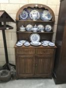 A dark oak Welsh dresser