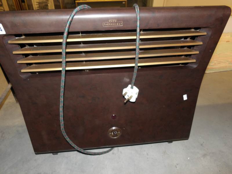 A vintage Ecko electric heater.