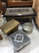 4 jewellery & other boxes,
