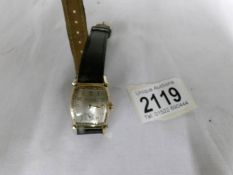 A 1930/40's Bulova wrist watch.