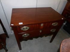 An Edwardian 2 drawer chest.