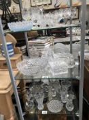 A good lot of lead crystal glass etc.