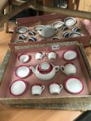 2 children's china tea sets