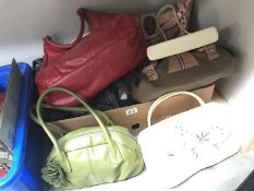 A quantity of ladies handbags