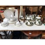 A part Royal Albert Memory Lane teaset and a part Royal Doulton Vanborough tea set.