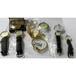 10 assorted pocket and wrist watches including Mount Royal, Rotary, Fero Feldmann, Limit, Ingersol,