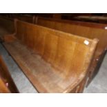 An old church pew.