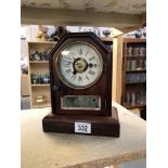 A Seth Thomas mantle clock