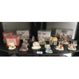 A quantity of boxed and unboxed Lilliput lane items and others including Tetley