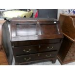 An oak bureau.