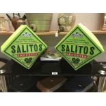 2 'Salitos' Illuminated signs.