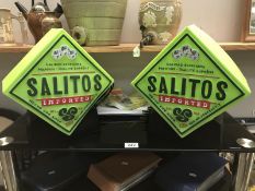 2 'Salitos' Illuminated signs.