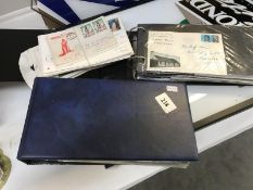 2 small folders of first day covers and a loose bundle of FDCs, 1960s onwards.