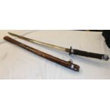 A WW2 Japanese Wakasashi sword (has Burma connection but nothing written),