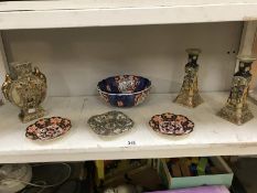 A quantity of oriental plates & dishes (some A/F)