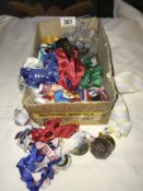 A quantity of marathon medals.