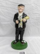A Lorna Bailey figure of Fred Dibnah with horn.