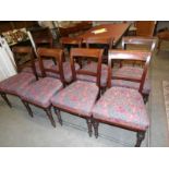 A set of 8 Victorian mahogany dining chair,