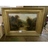 A gilt framed oil on canvas rural scene signed G Willm Price.