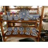 Approximately 20 pieces of Wedgwood Jasper ware including commemorative.