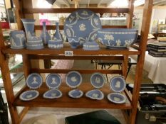 Approximately 20 pieces of Wedgwood Jasper ware including commemorative.