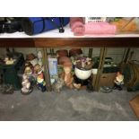 A quantity of garden ornaments etc.