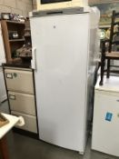 A Siemens upright freezer.