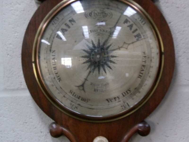 A 19th century banjo barometer. - Image 2 of 3